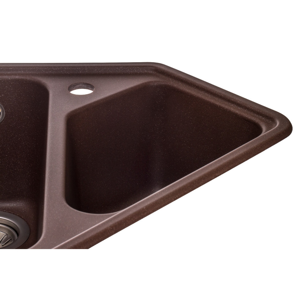 Мийка кухонна GRANADO IBIZA marron (gr1806) - зображення 5