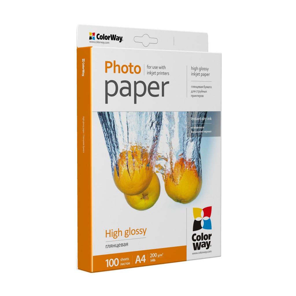 Фотопапір ColorWay A4 200г glossy 100л картон-пак (PG200100A4) - зображення 2