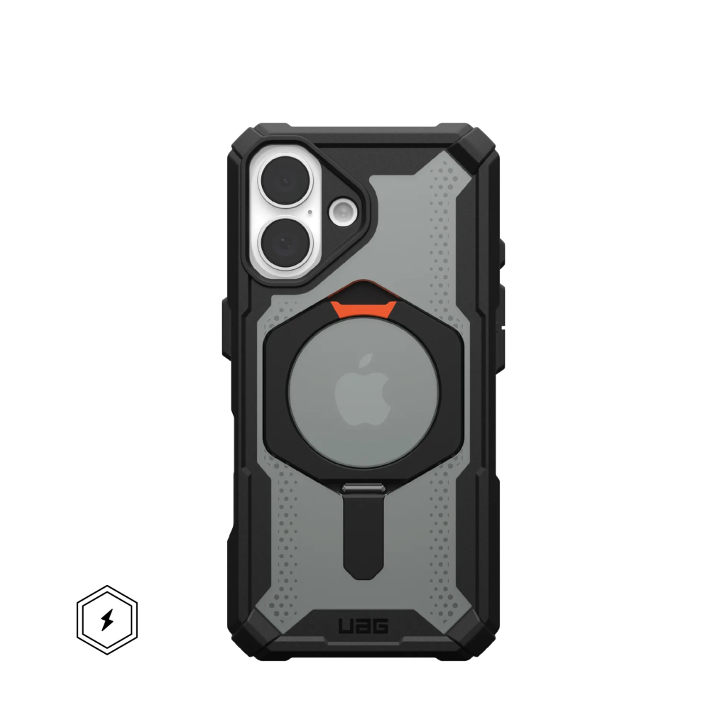 Чохол до мобільного телефона UAG iPhone 16 Plasma XTE MagSafe Black/Orange (114476114097) - зображення 1
