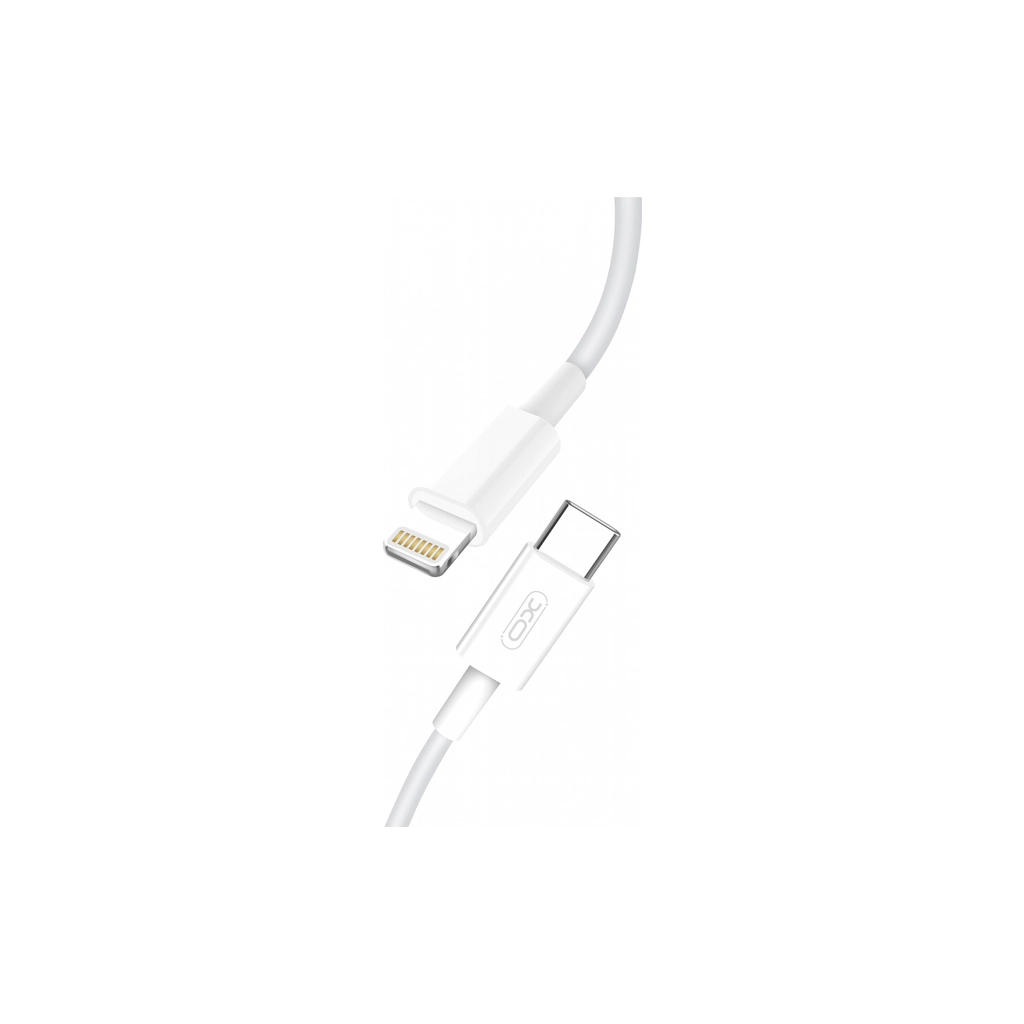 Дата кабель USB 2.0 AM to Lightning 1.0m PD18W NB113 white XO (6920680863846) - зображення 1