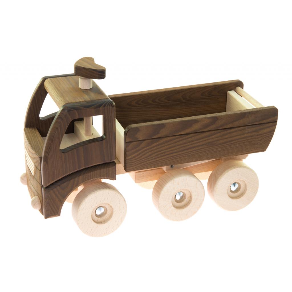 Машина Goki дерев'яна Самоскид (натуральний) (55914) - зображення 2