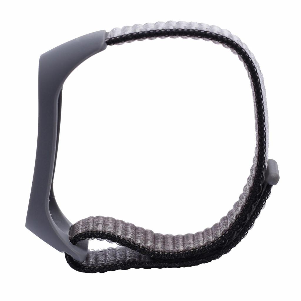 Ремінець до фітнес браслета XoKo Nylon для Xiaomi Mi Smart Band 5 Grey (XK-NLN5-GR) - зображення 3