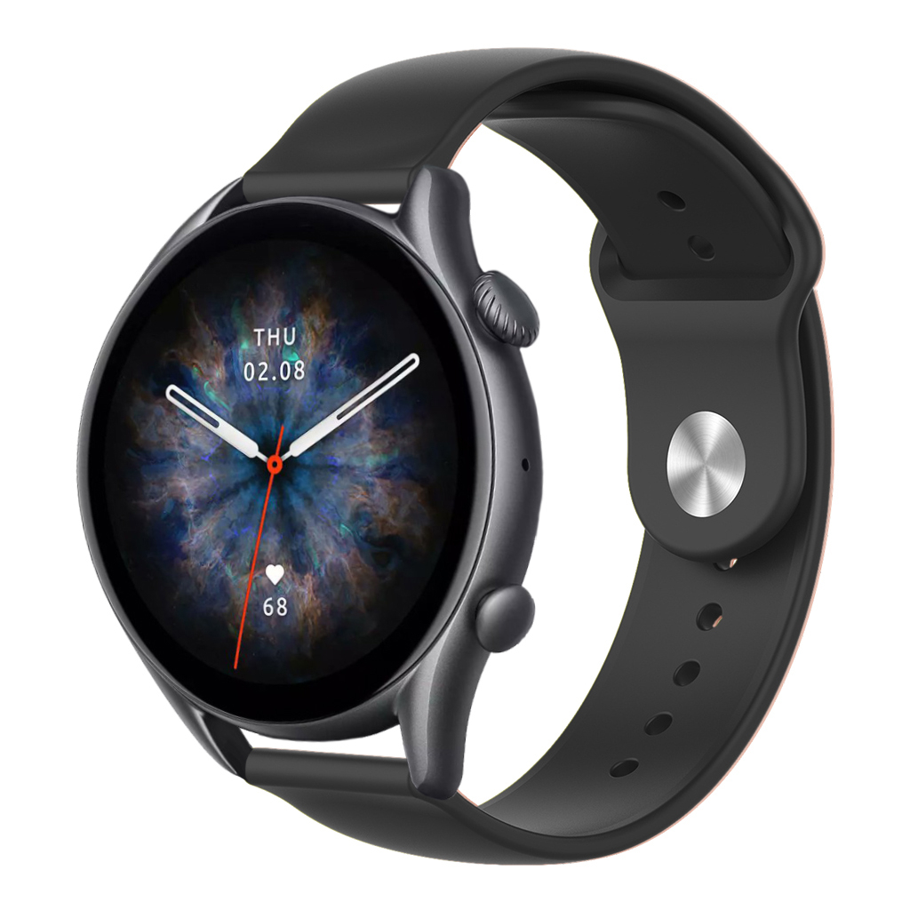 Ремінець до смарт-годинника Armorstandart Silicone Watch Strap 22mm Black (ARM80669) - зображення 2