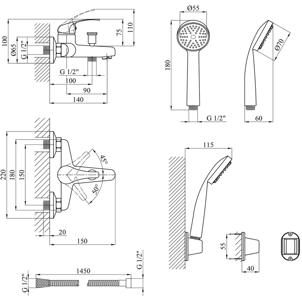Змішувач Agua Leon-C060 (CV014928) - зображення 7