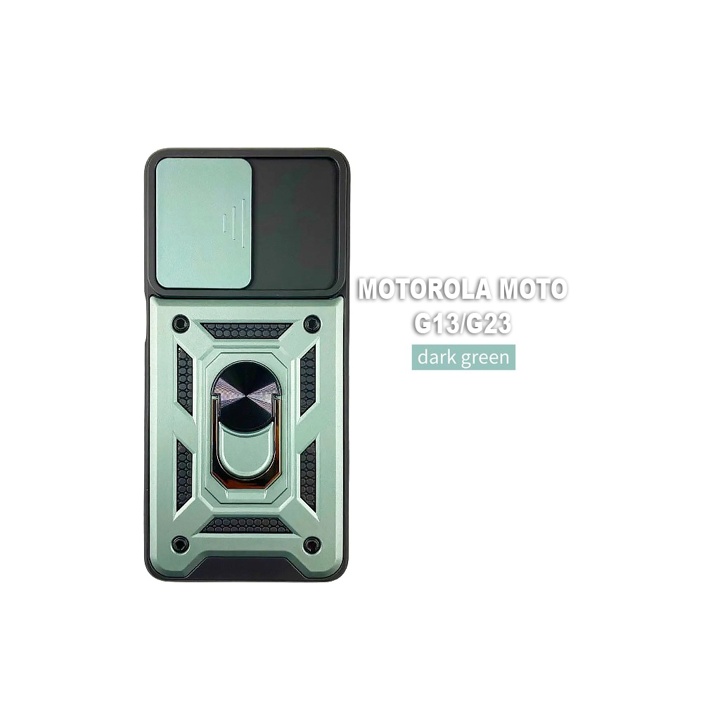 Чохол до мобільного телефона BeCover Military Motorola Moto G13/G23 Dark Green (709099) - зображення 1