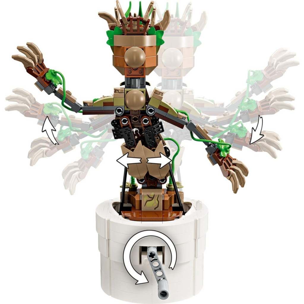 Конструктор LEGO Marvel Танцюючий Ґрут 459 деталей (76297) - изображение 3