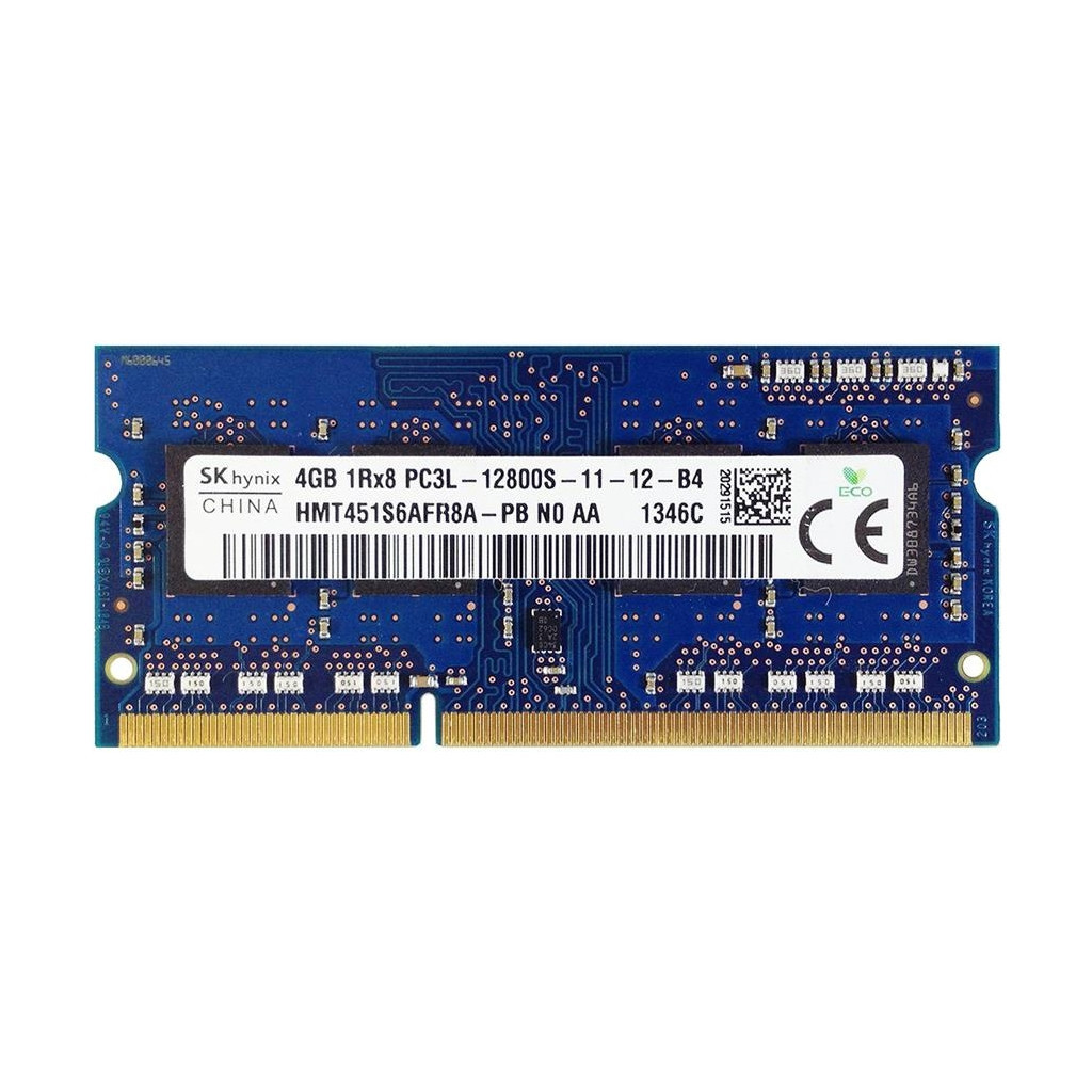 Модуль пам'яті для ноутбука SoDIMM DDR3L 4GB 1600 MHz Hynix (HMT451S6AFR8A-PB) - зображення 1