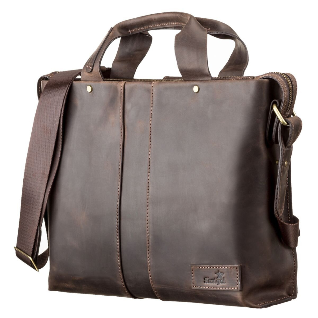 Сумка Shvigel Шкіряна Коричнева (11115) - зображення 1