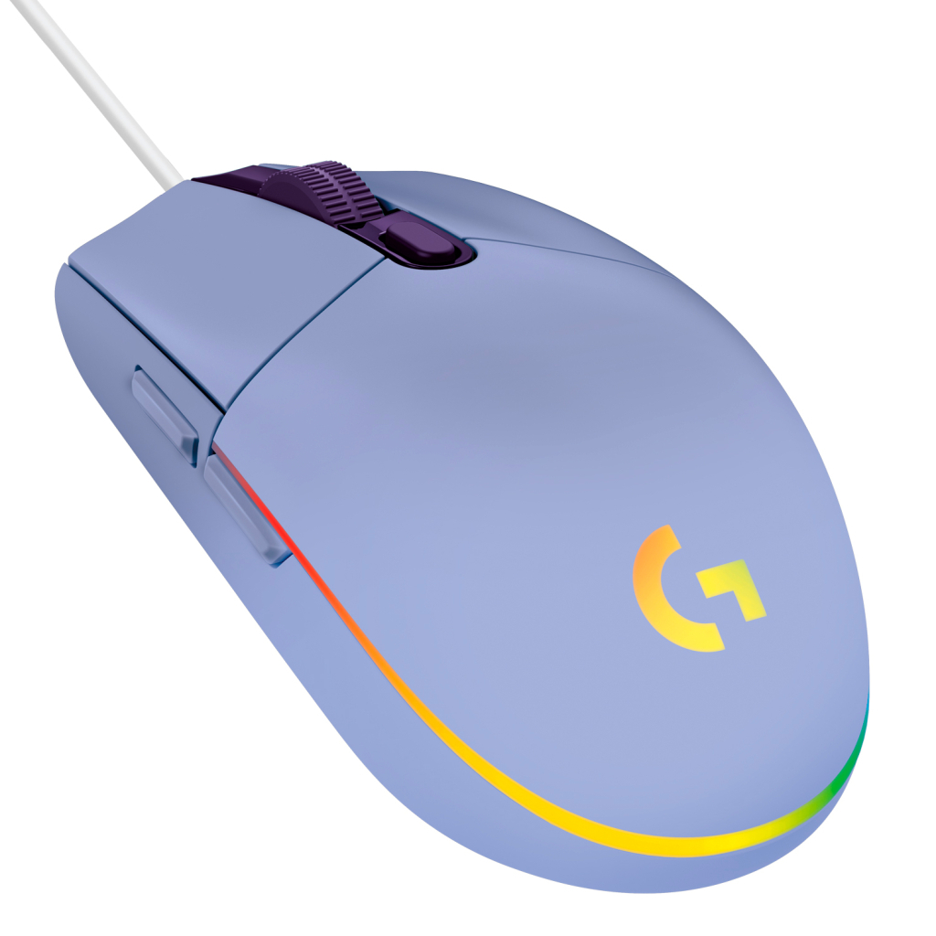 Мишка Logitech G102 Lightsync Lilac (910-005854) - зображення 1