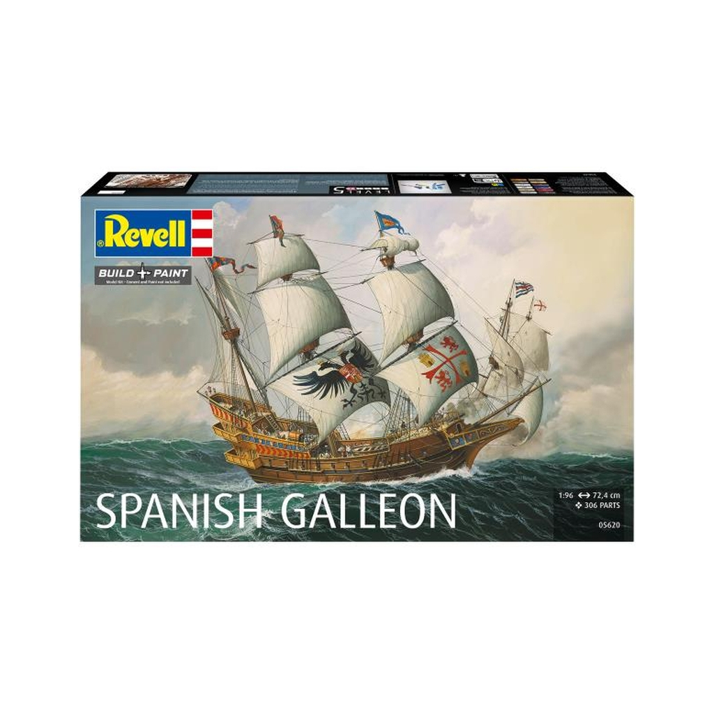 Збірна модель Revell Іспанський галеон, рівень 5, 1:96 (RVL-05620) - picture 9