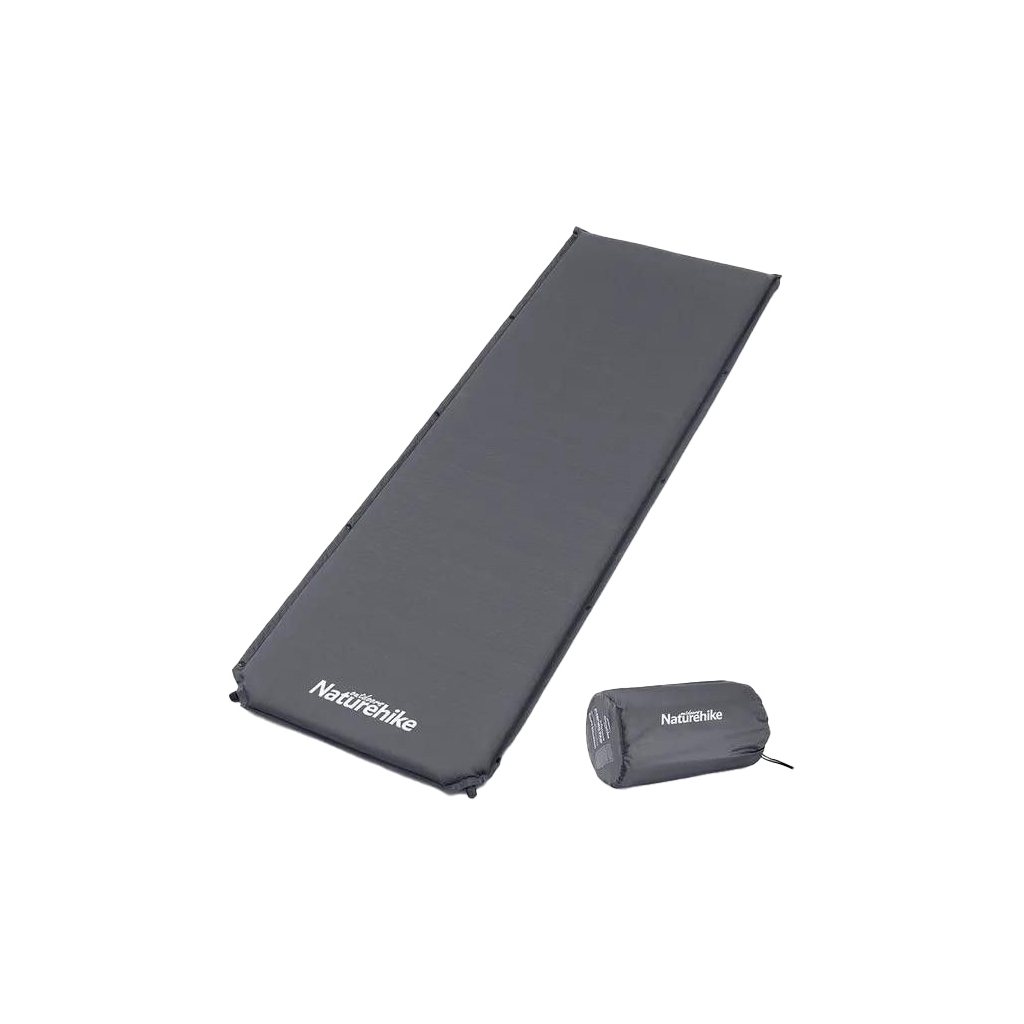 Туристичний килимок Naturehike NH20DZ003 50 мм Dark Grey (6927595711491) - зображення 1