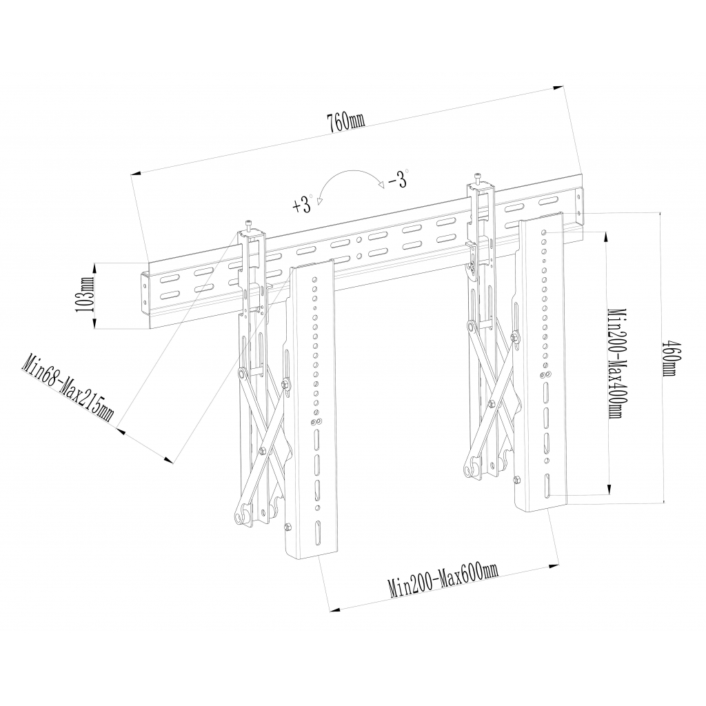 Кронштейн Charmount WMX-64 - зображення 3