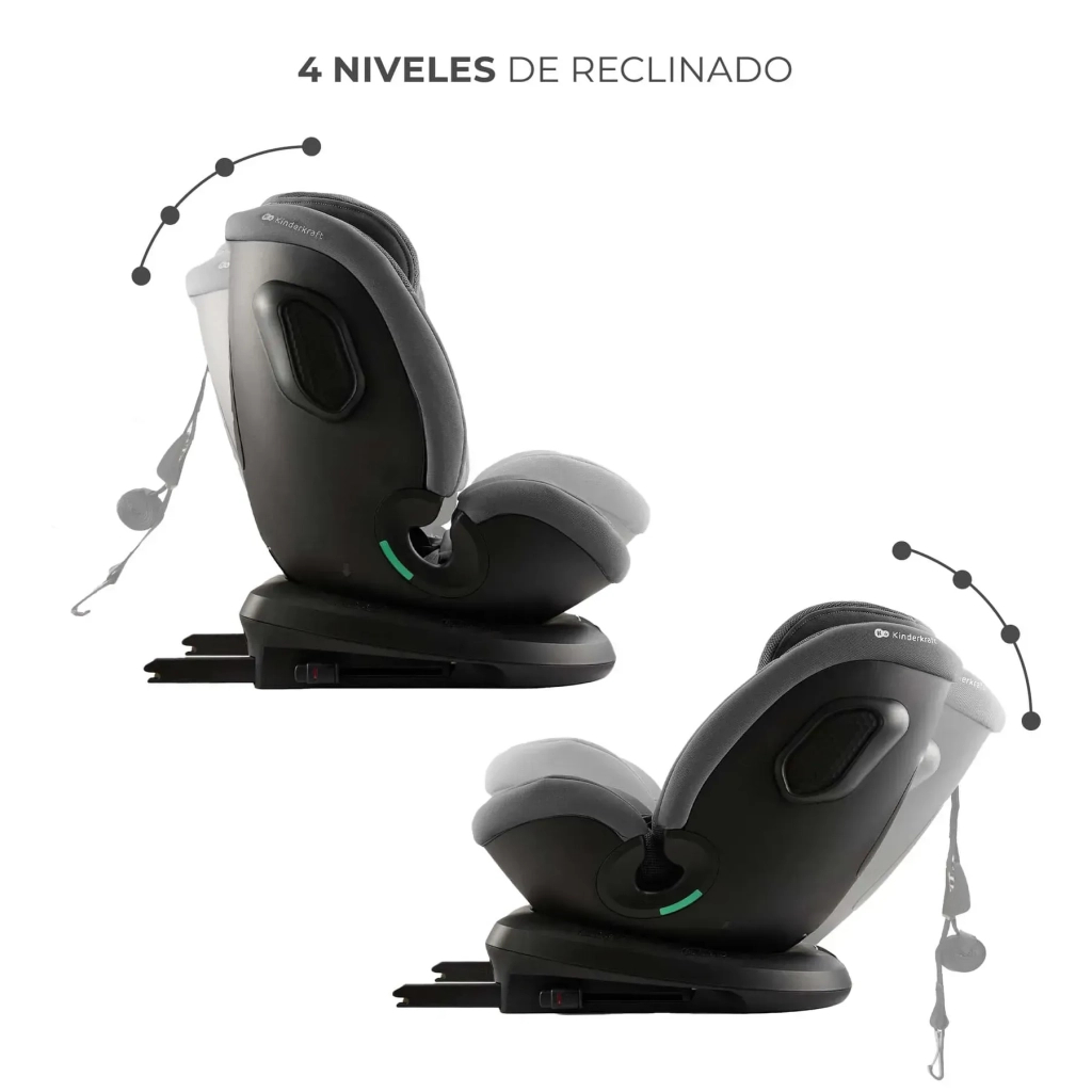 Автокрісло Kinderkraft Xpedition 3 i-Size 360 Grey (KCXPED03GRY0000) (5902533926770) - зображення 11