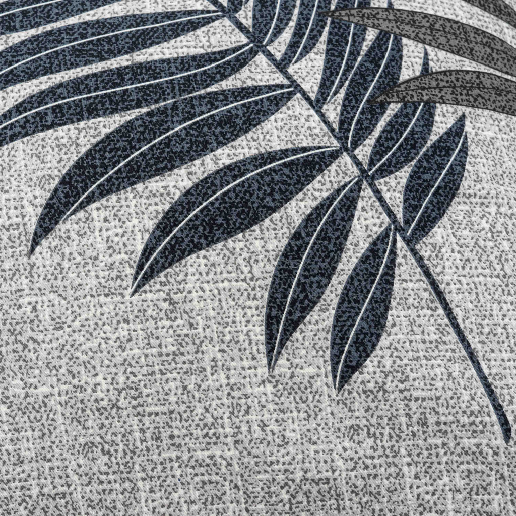 Постільна білизна Ardesto Gloria сатин листя сірий євро 200х220 (ART2022LR) - зображення 7