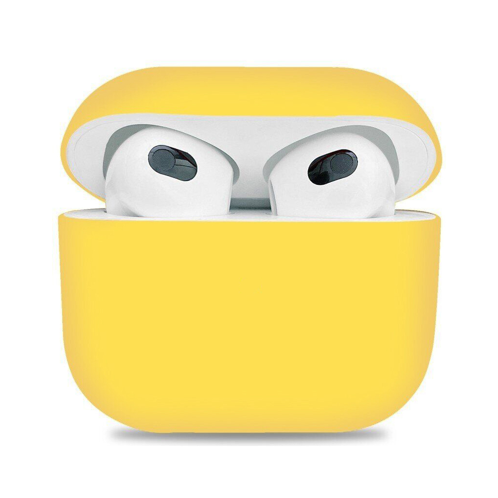 Чохол для навушників Armorstandart Ultrathin Silicone Case для Apple AirPods 3 Mellow Yellow (ARM60300) - зображення 1