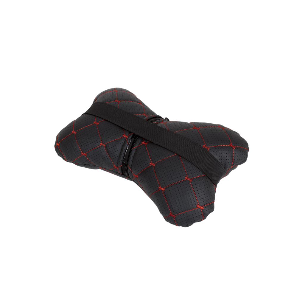 Подушка EVAtech ECO 27х16 см чорна з червоною ниткою (SPCRBR) - зображення 6