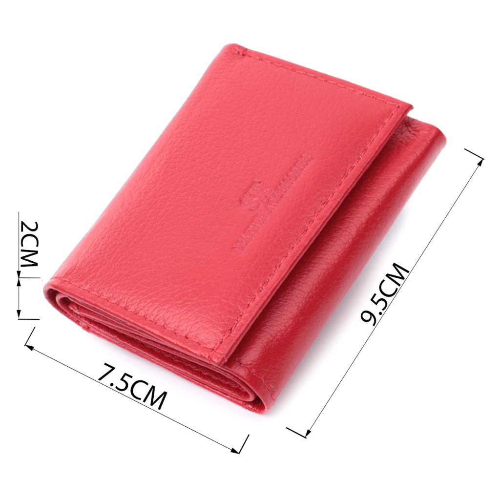 Гаманець ST Leather З натуральної шкіри Червоний (22741) - зображення 3