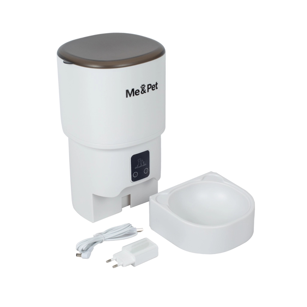 Універсальний посуд для тварин Me&Pet Годівниця розумна 4 л біла (NMP29) - зображення 5
