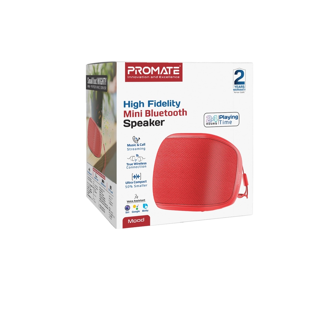 Акустична система Promate Mood 5W Red (mood.red) - зображення 8