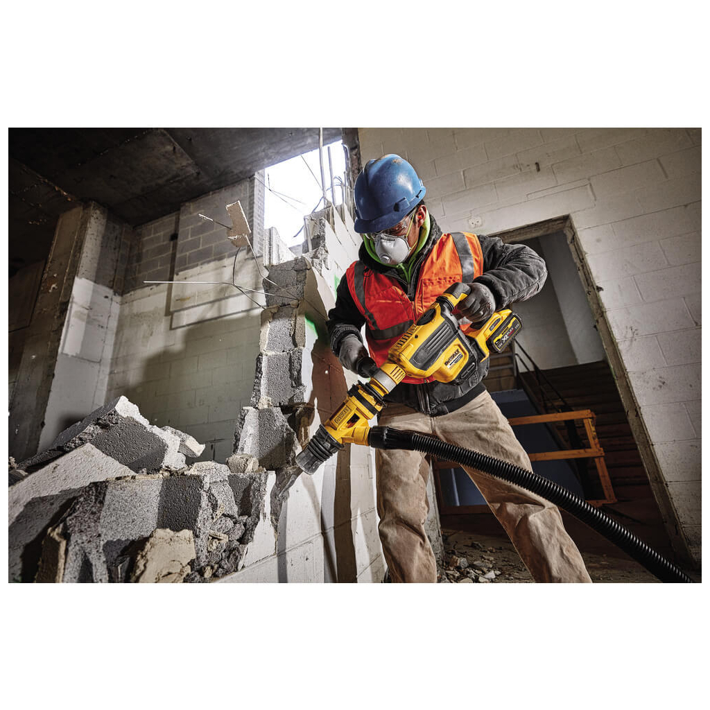 Перфоратор DeWALT безщітковий, SDS-MAX, 54 В, 10.5 Дж, 2 реж. кейс (без АКБ та ЗП) (DCH614X2) - зображення 7