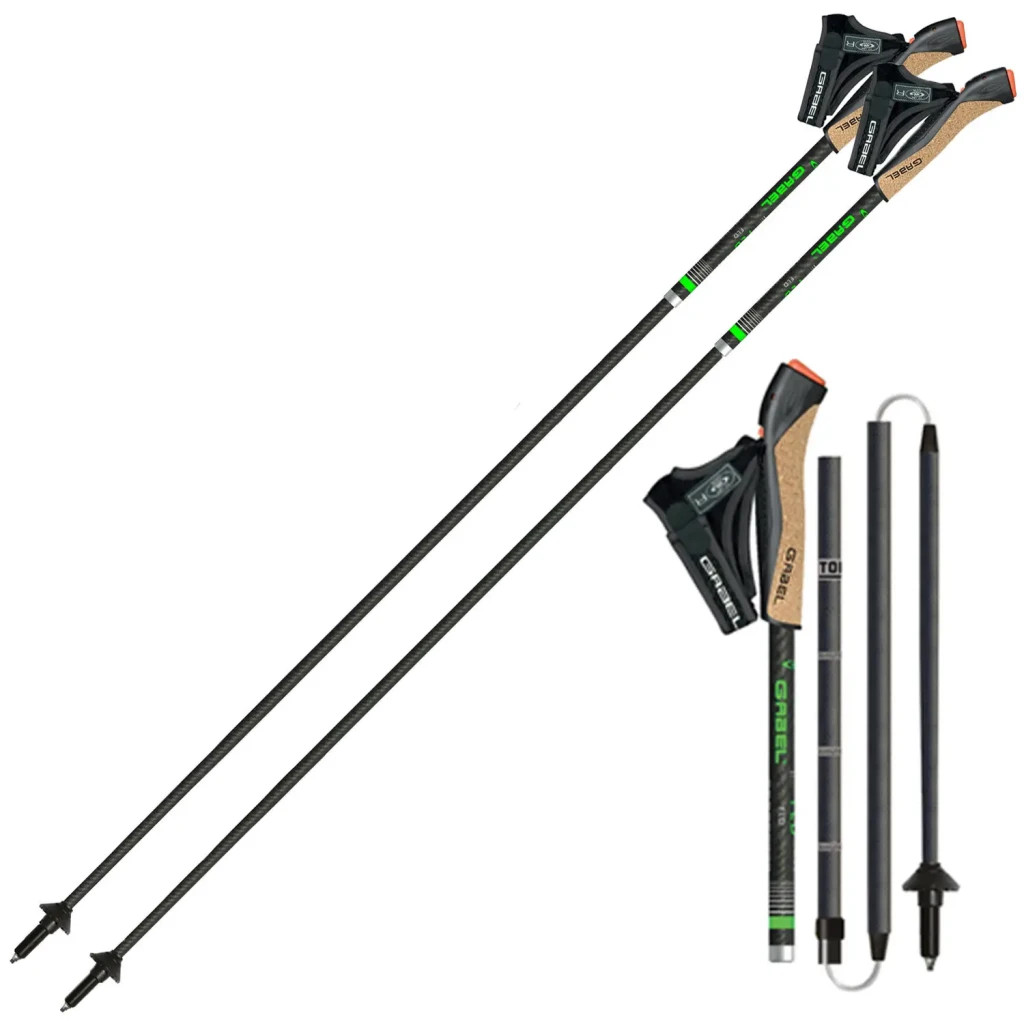 Палиці для скандинавської ходи Gabel FLD Carbon 125 (7009400801250) (DAS302702) - зображення 1