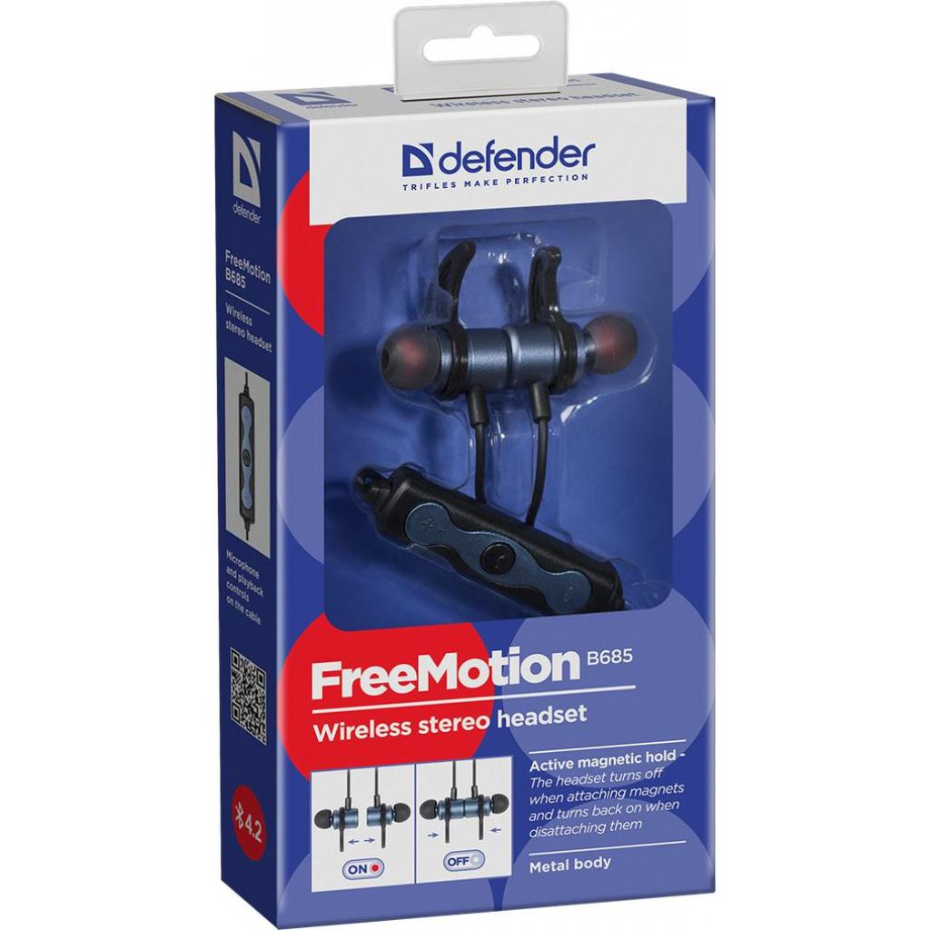 Навушники Defender FreeMotion B685 Metallic Blue (63685) - зображення 7