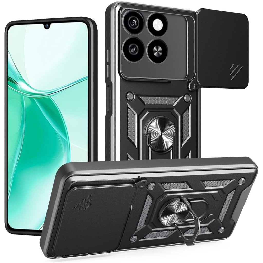 Чохол до мобільного телефона BeCover Military ZTE Blade A35 Black (713549) - зображення 5