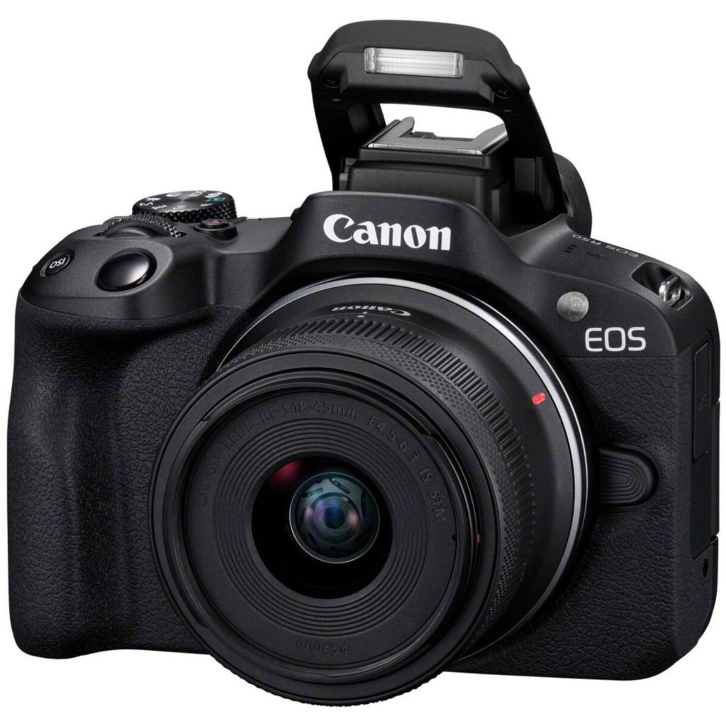 Цифровий фотоапарат Canon EOS R50 + RF-S 18-45 IS STM Black (5811C033) - зображення 2