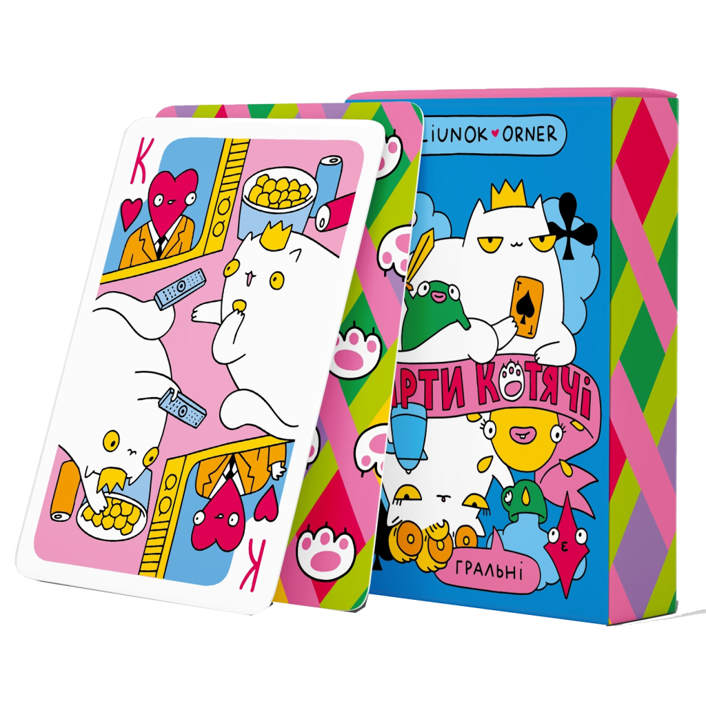 Гральні карти Orner Maliunok. Карти котячі (orner-2765) - зображення 2