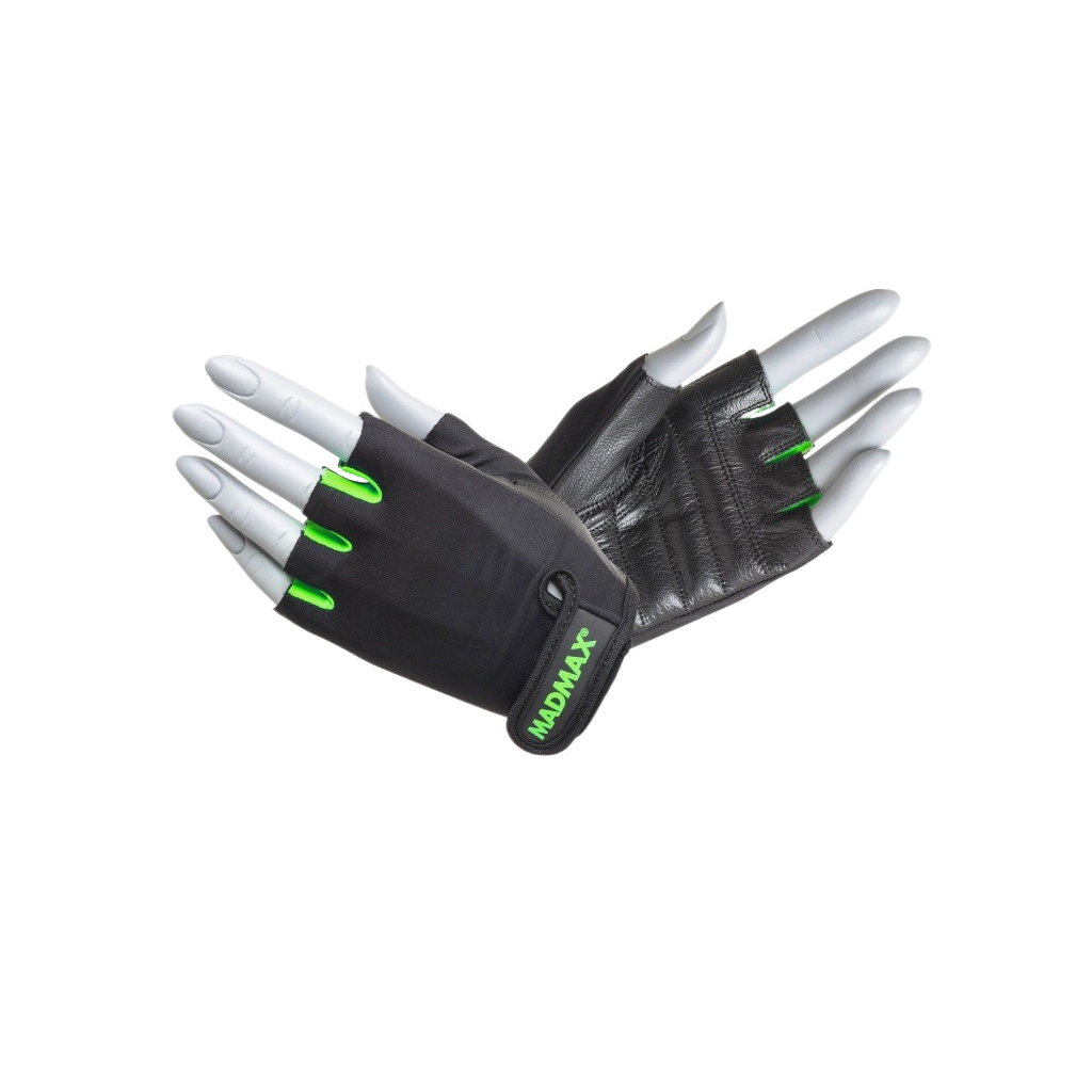 Рукавички для фітнесу MadMax MFG-251 Rainbow Green XS (MFG-251-Green_XS) - зображення 1