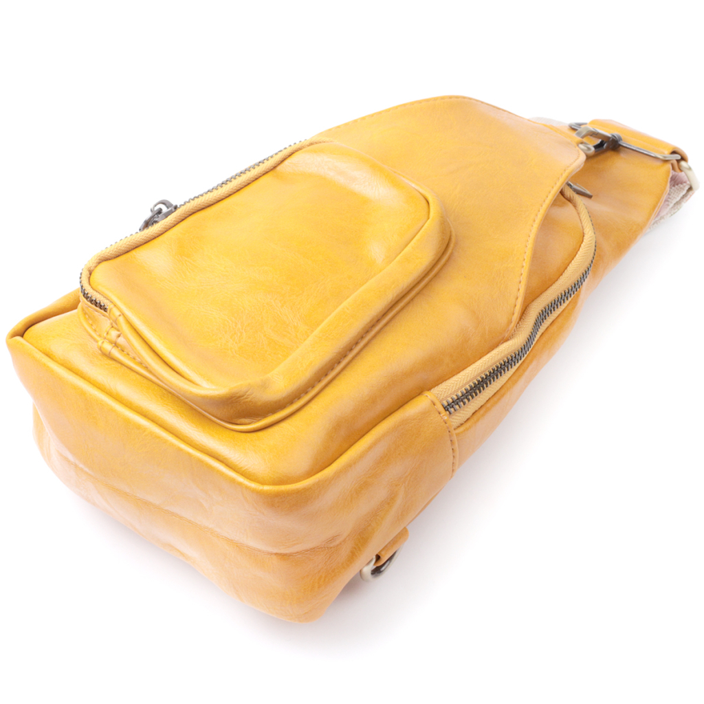 Сумка Vintage З екошкіри Жовта (22775) - зображення 5