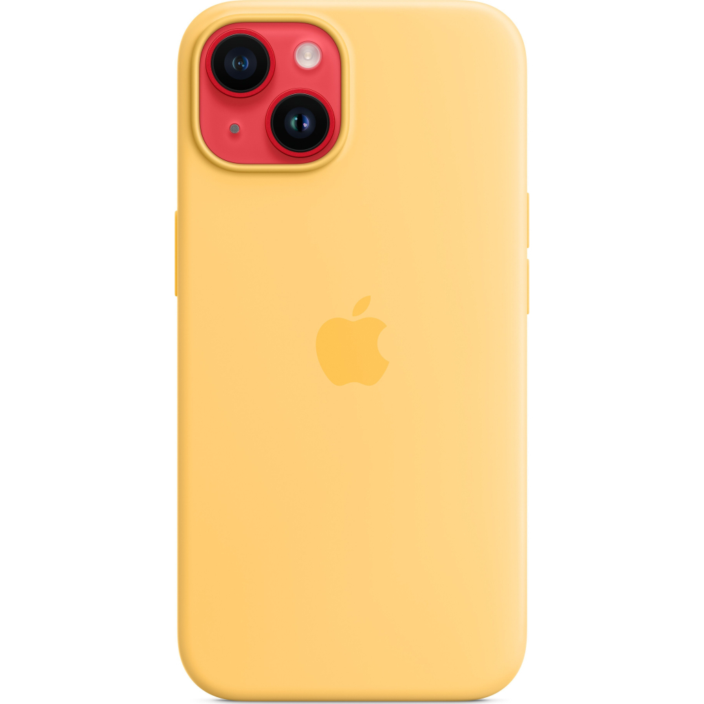 Чохол до мобільного телефона Apple iPhone 14 Plus Silicone Case with MagSafe - Sunglow,Model A2911 (MPTD3ZE/A) - зображення 5