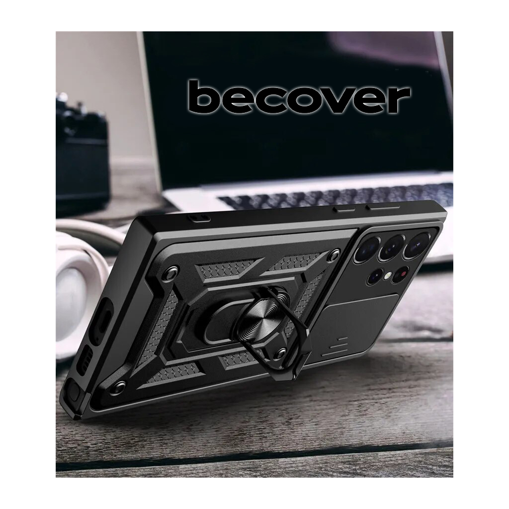 Чохол до мобільного телефона BeCover Military Samsung Galaxy S23 Ultra SM-S918 Black (709998) - зображення 3
