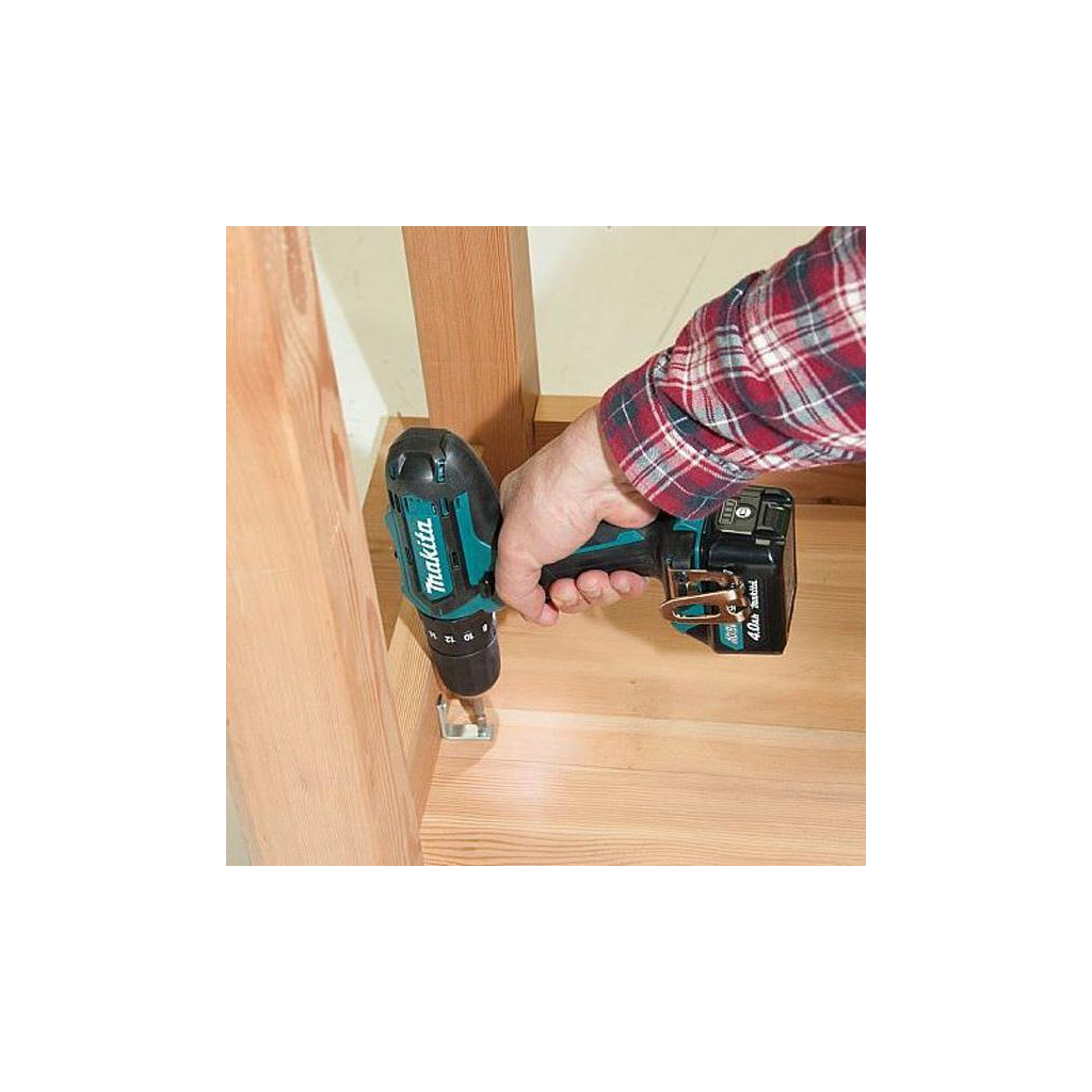 Шуруповерт Makita CXT Slider, 4Аг х 2шт, кейс, 30 / 14Нм (HP331DWME) - зображення 4