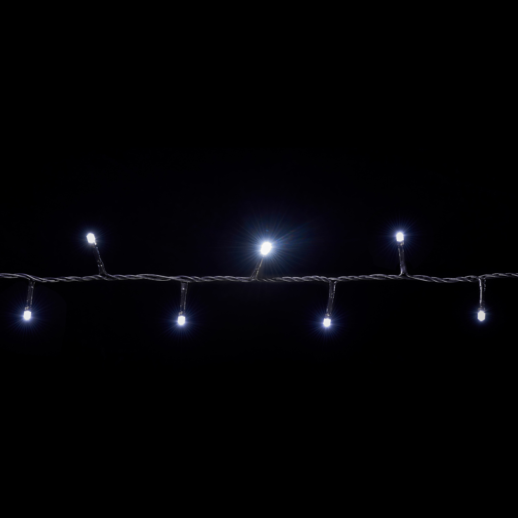 Гірлянда Delux STRING С 100 LED 5m білий/чорний IP20 (90009493) - зображення 3