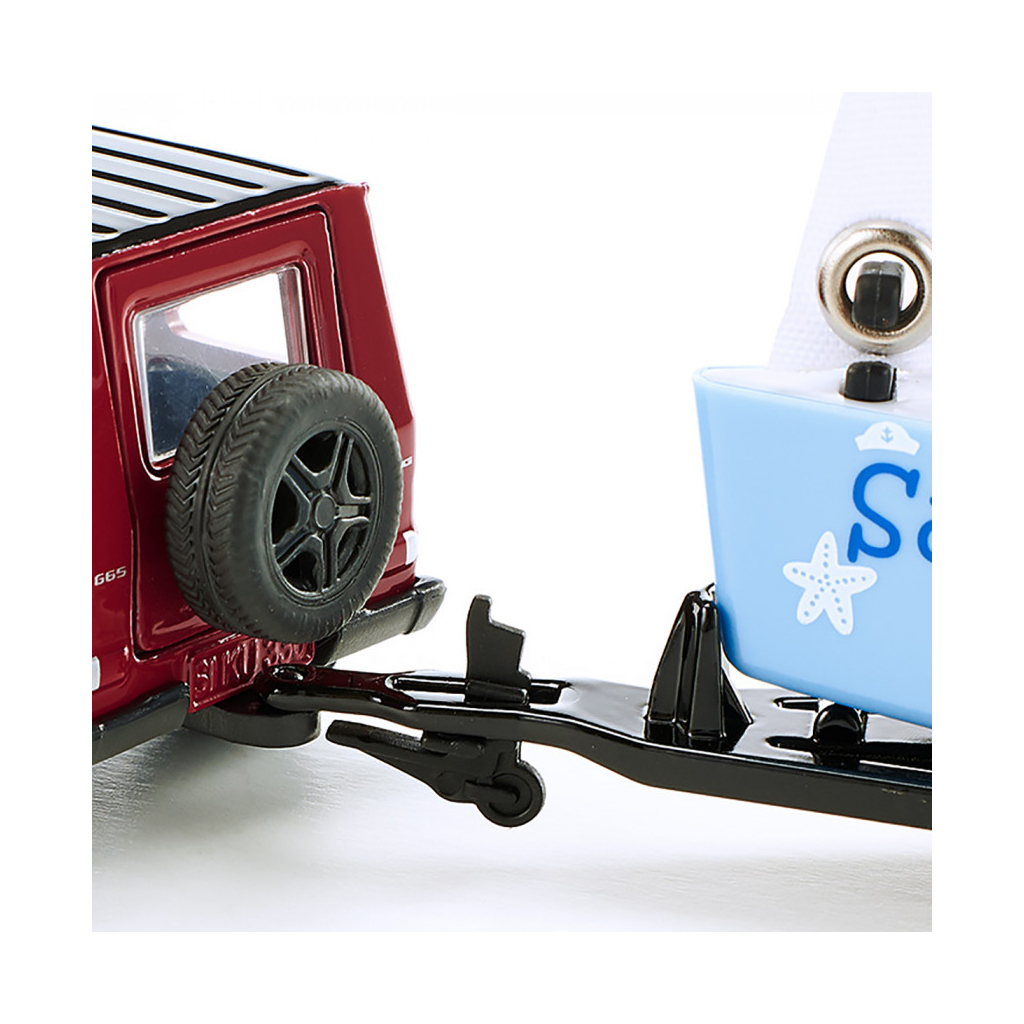 Спецтехніка Siku Mercedes G65 AMG з човном (6336309) - зображення 3