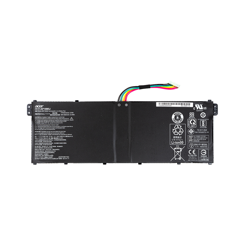Акумулятор до ноутбука Acer Aspire 1 A114-32 (AP16M5J) 7.4V 4800mAh PowerPlant (NB410521) - зображення 1