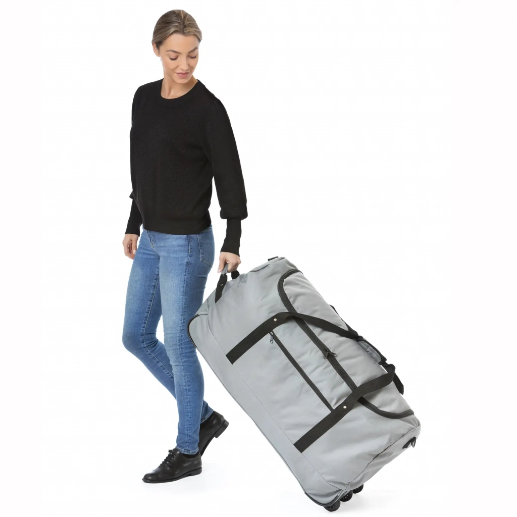 Дорожня сумка TravelZ на колесах Wheelbag 100 Grey (927292) - зображення 5