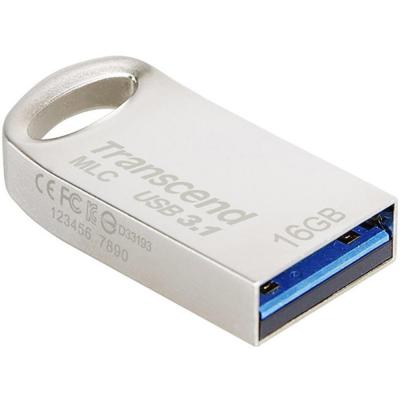 USB флеш накопичувач Transcend 16GB JetFlash 720 Silver Plating USB 3.1 (TS16GJF720S) - зображення 3