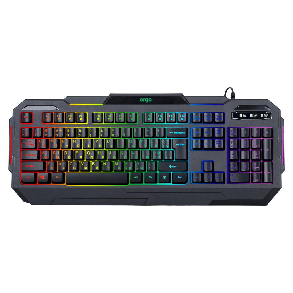 Клавіатура Ergo KB-680 USB Black - зображення 1