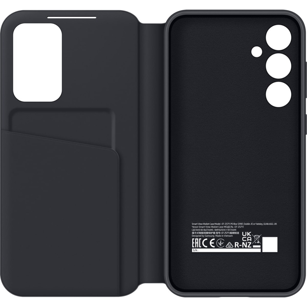 Чохол до мобільного телефона Samsung Galaxy S23 FE (S711) Smart View Wallet Case Black (EF-ZS711CBEGWW) - зображення 5
