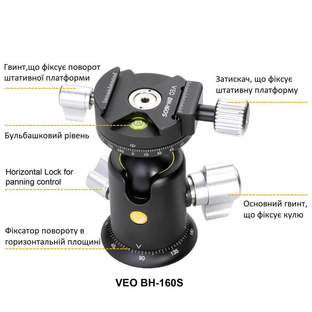 Штатив Vanguard VEO 5 264AB-160S (DAS303045) - зображення 8