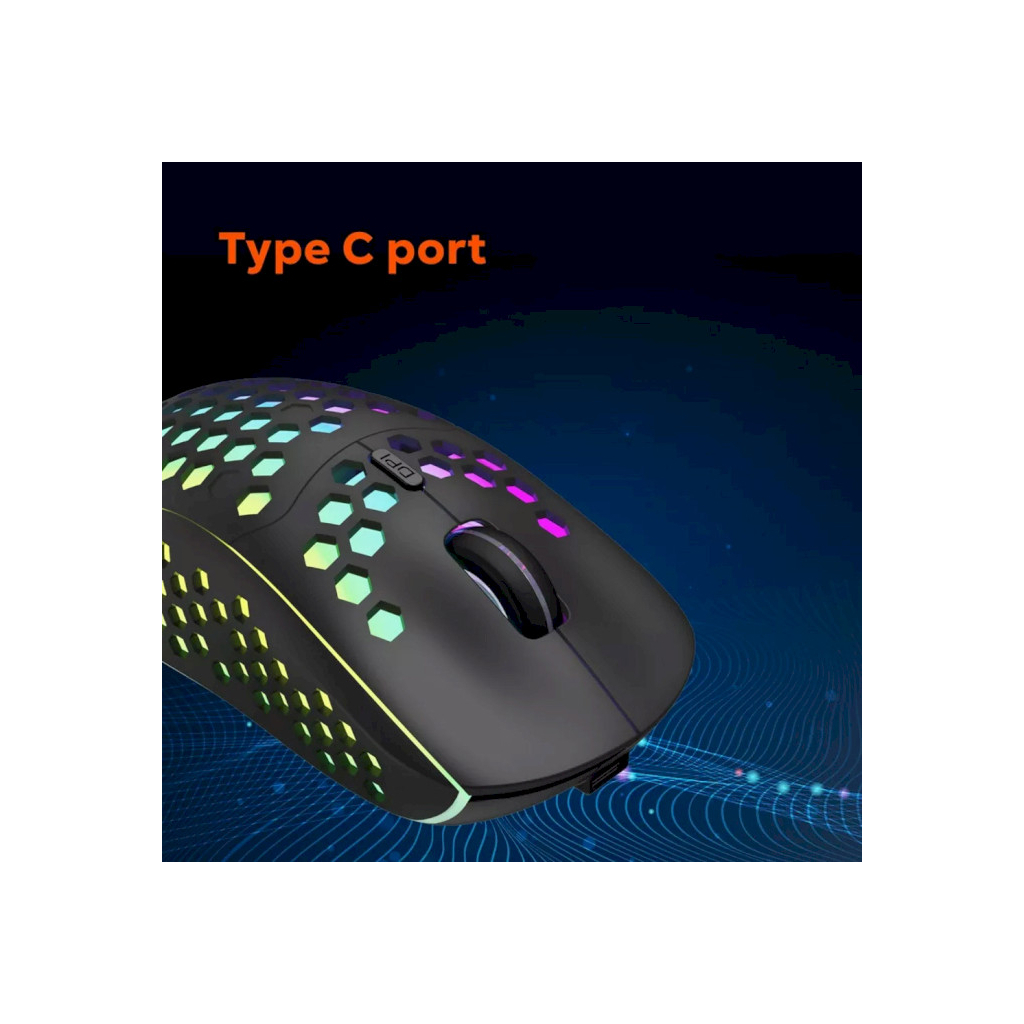 Мишка Canyon Haster GMW-18 Wireless Black (CND-SGMW18) - зображення 8