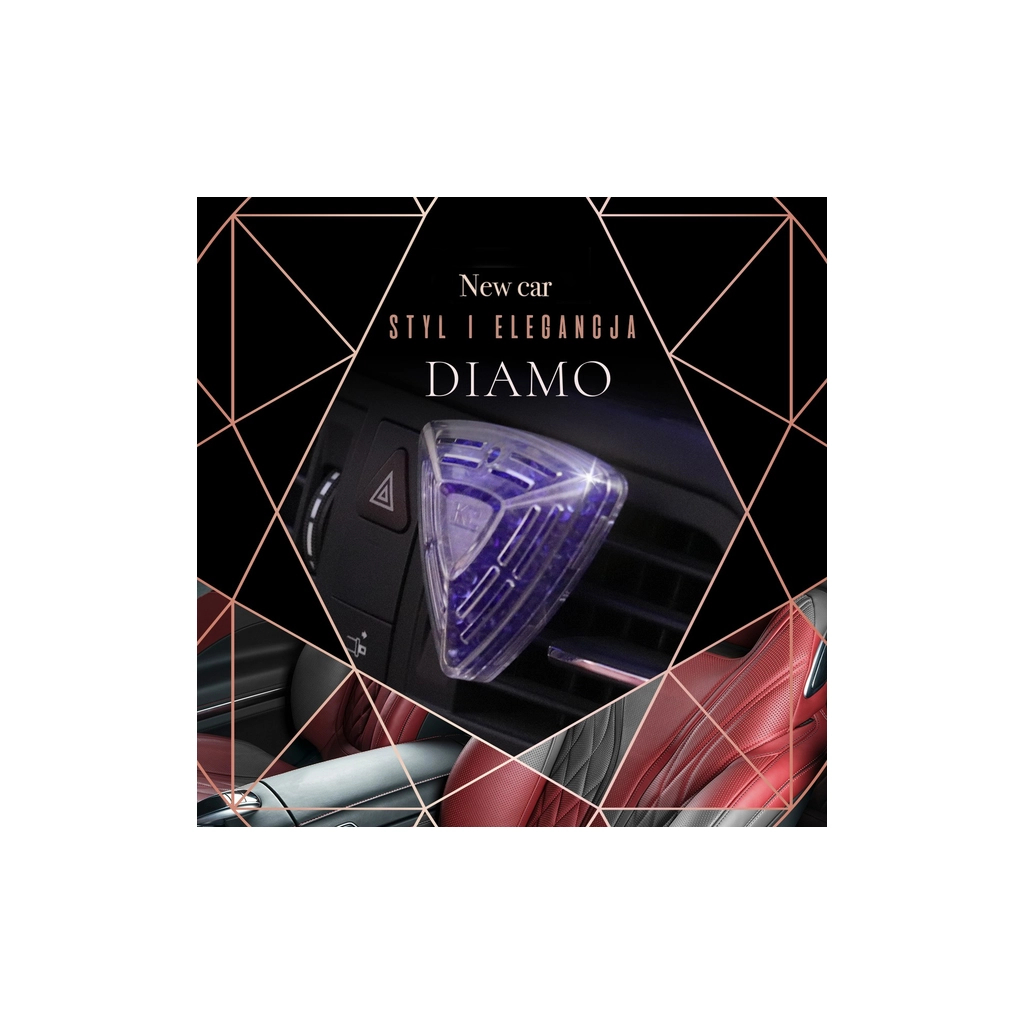 Ароматизатор для автомобіля K2 Diamo "Нове авто" 15 г (V88NCA) - зображення 3