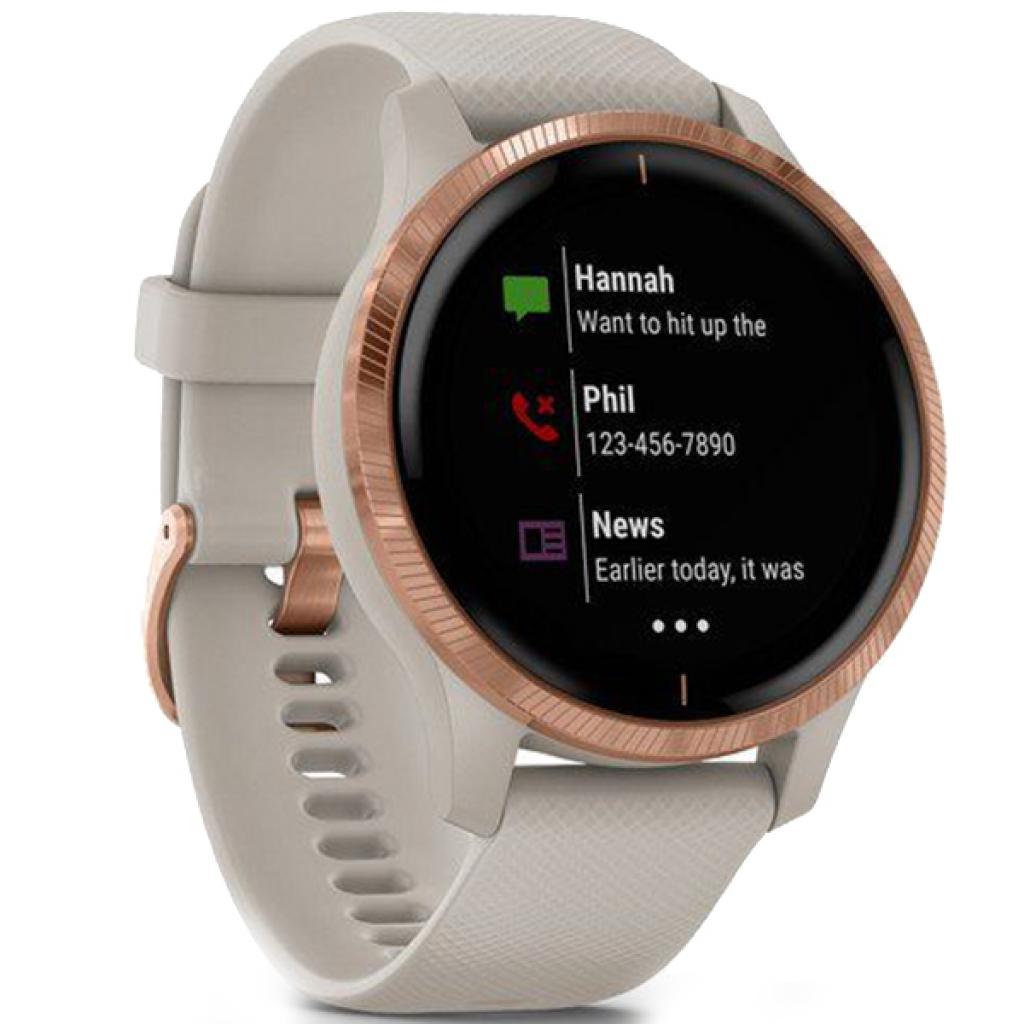 Смарт-годинник Garmin Venu, Light Sand/Rose Gold (010-02173-23) - зображення 3