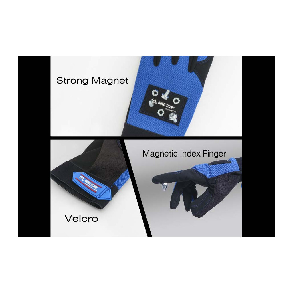 Захисні рукавиці KING TONY р. XXL (9TH45-XXL) - зображення 3