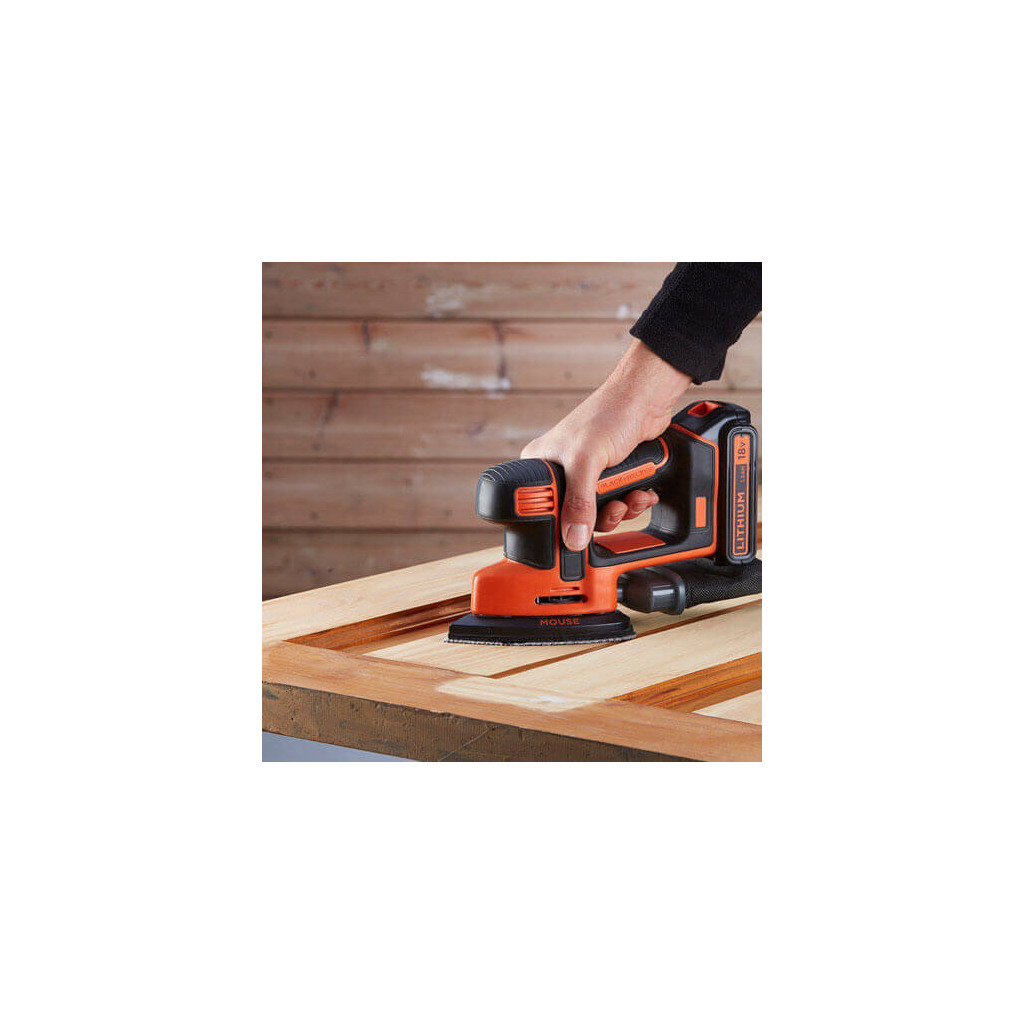 Шліфувальна машина Black&Decker 18 В Li-lon, 12000 об/хв (без АКБ та ЗП) (BDCDS18N) - зображення 4