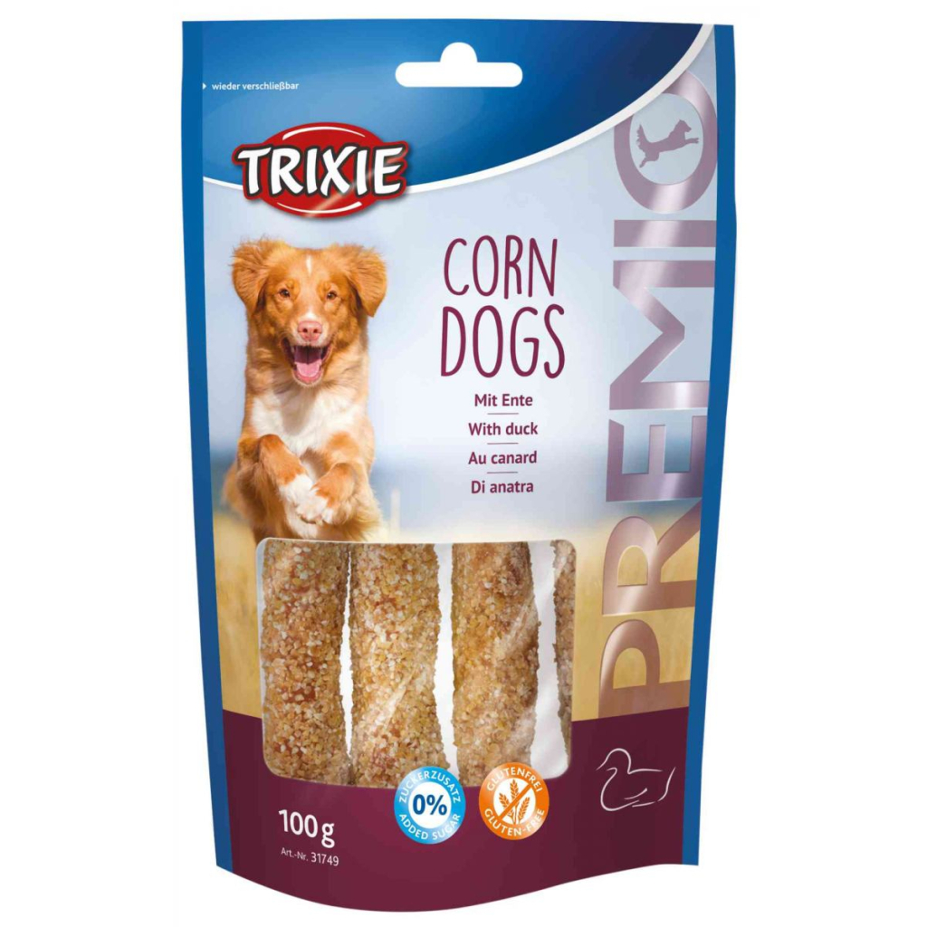 Ласощі для собак Trixie PREMIO Corn Dogs 100 г (4011905317496) - зображення 1