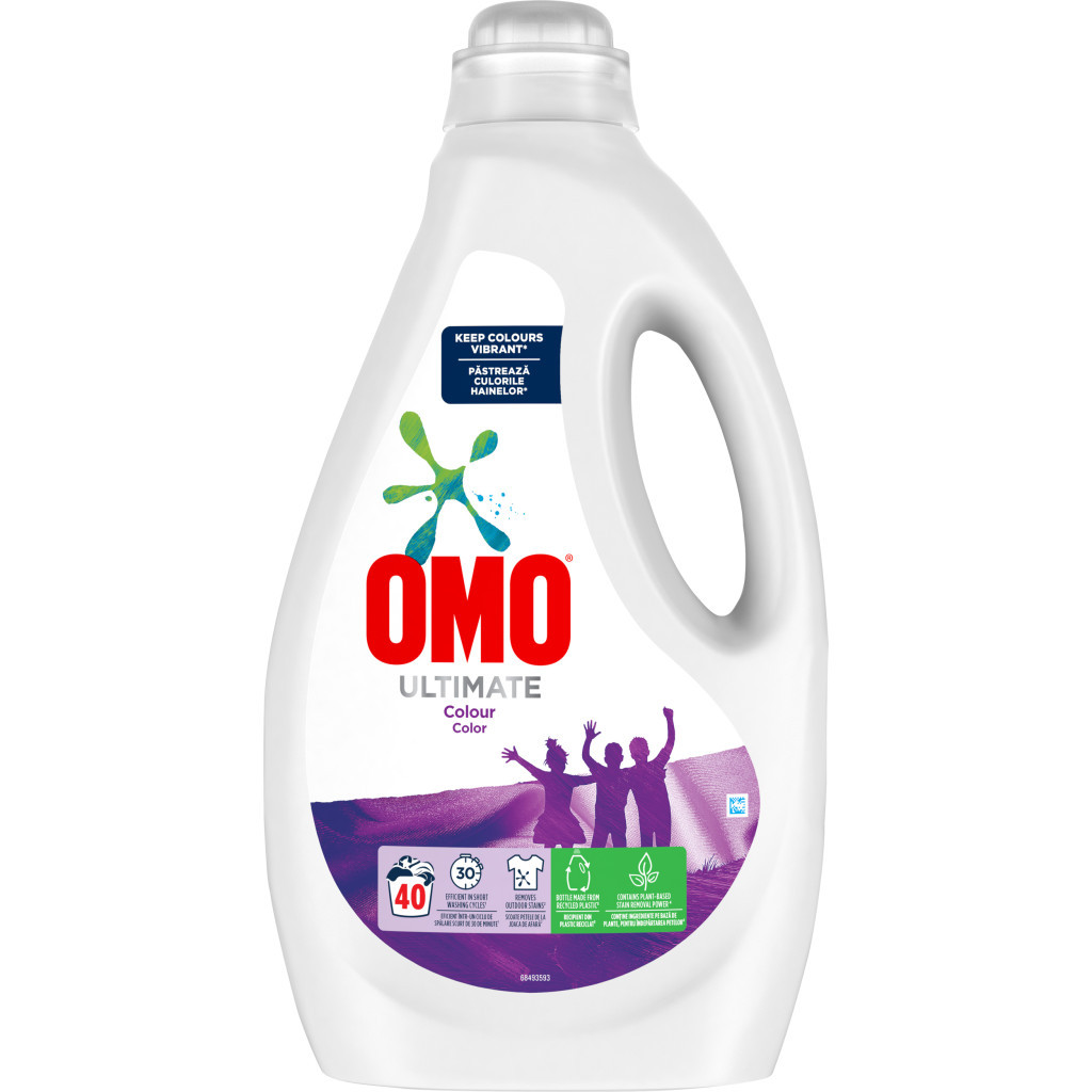 Гель для прання Omo Ultimate Для кольорових речей 2 л (8710447462539) - зображення 1