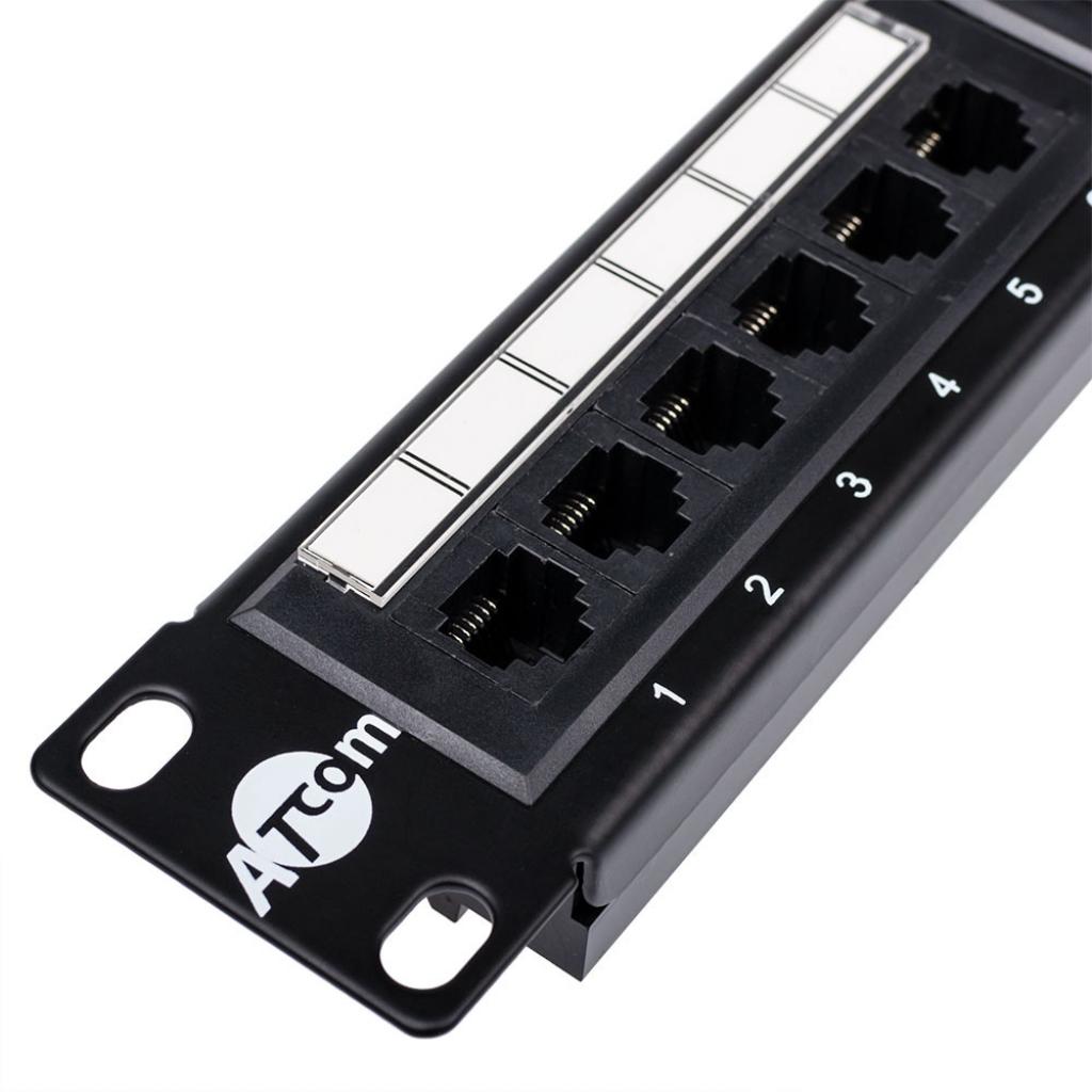 Патч-панель Atcom 19" 24 порта UTP (P5124) - изображение 3